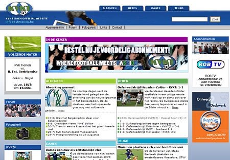 Versie 3 KVK Tienen website